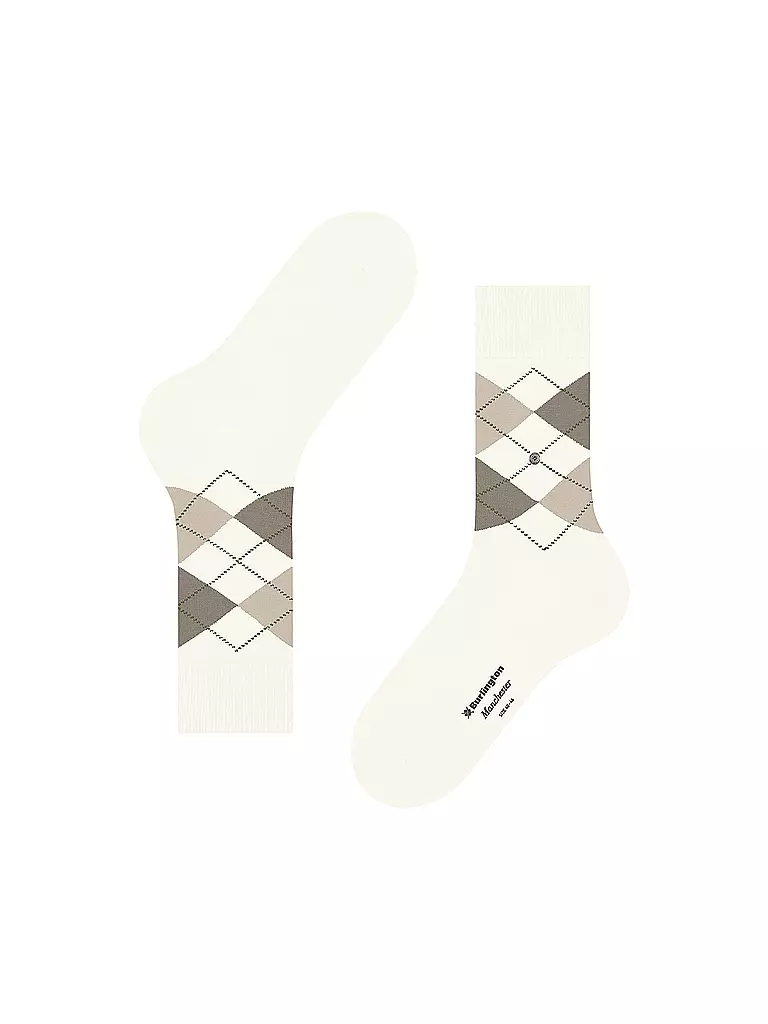 BURLINGTON | Herren Socken 40-46 MANCHESTER off-white | Crema