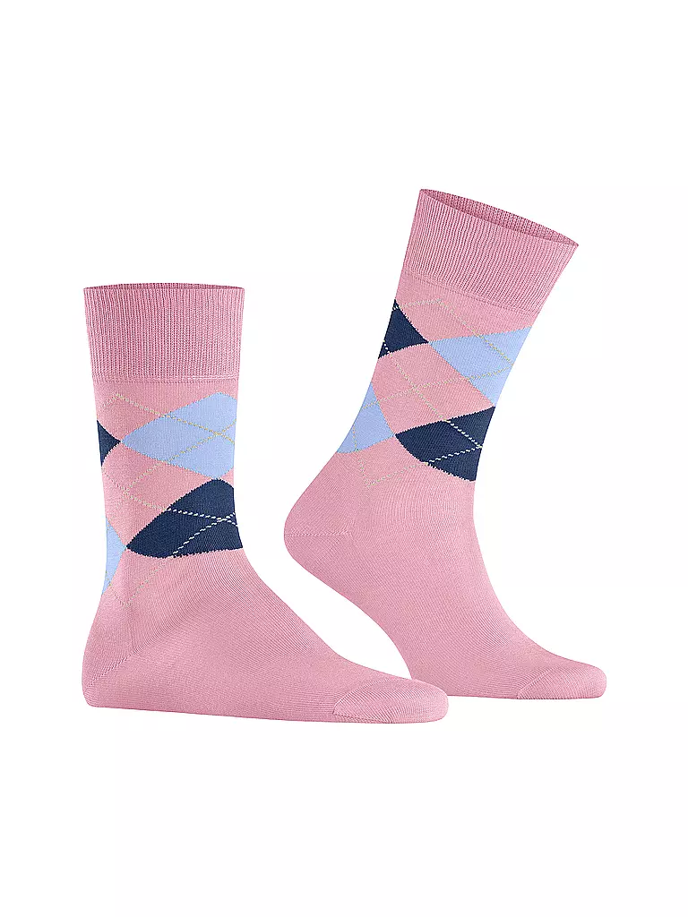 BURLINGTON | Herren Socken 40-46 MANCHESTER rose | Rosa