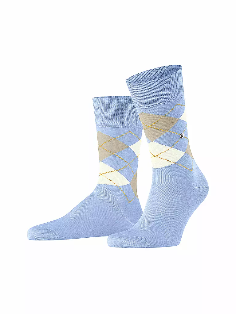 BURLINGTON | Herren Socken 40-46 MANCHESTER sky blue | Azul