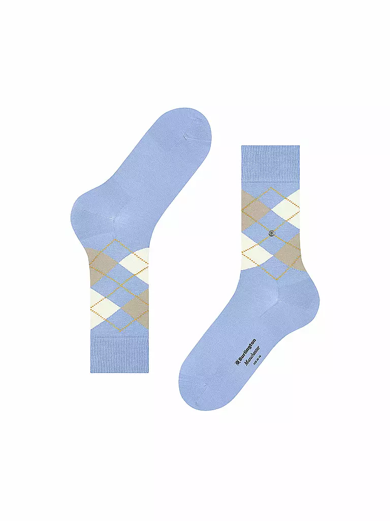 BURLINGTON | Herren Socken 40-46 MANCHESTER sky blue | Azul
