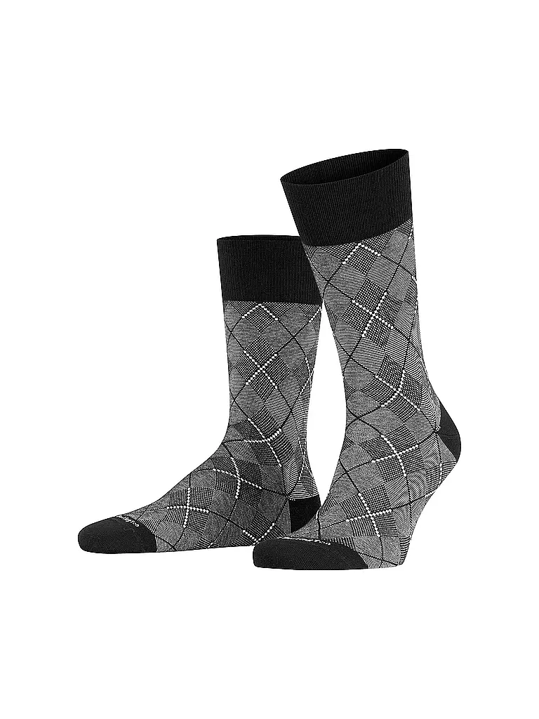 BURLINGTON | Herren Socken CARRINGTON 40-46 black | Negro