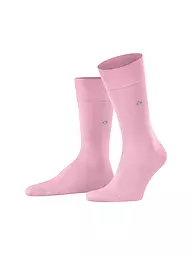 BURLINGTON | Calcetines de hombre DUBLIN SO 40-46 antracita mel. | Rosa