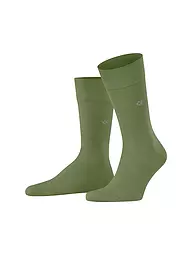BURLINGTON | Calcetines de hombre DUBLIN SO 40-46 antracita mel. | Oliva