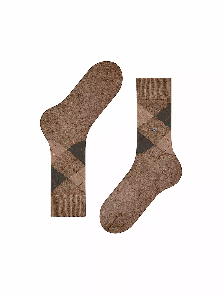 BURLINGTON | Herren Socken DUNDEE 40-46 toffe mel  | Marrón claro