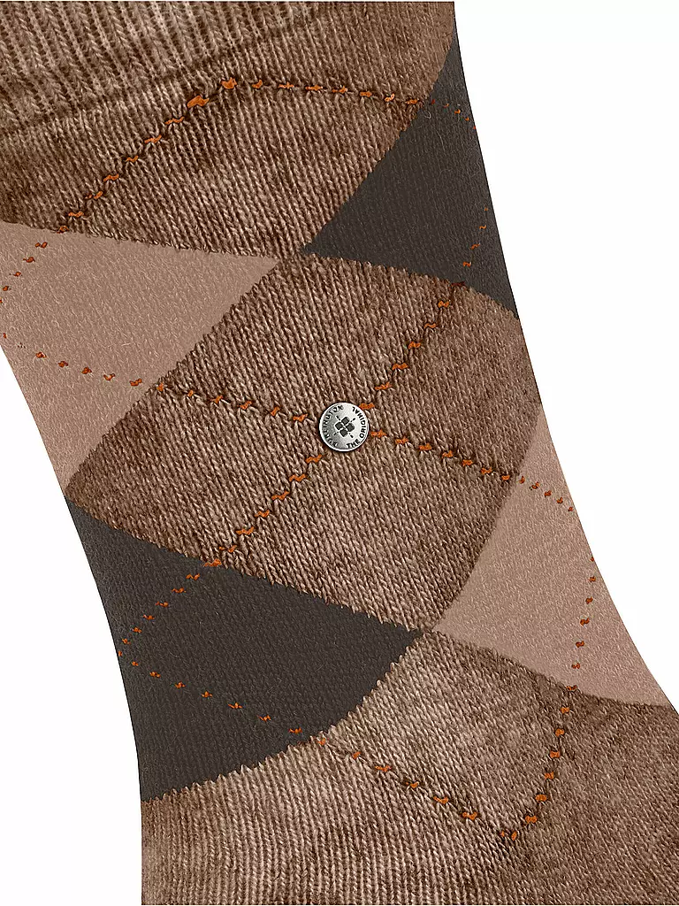 BURLINGTON | Herren Socken DUNDEE 40-46 toffe mel  | Marrón claro