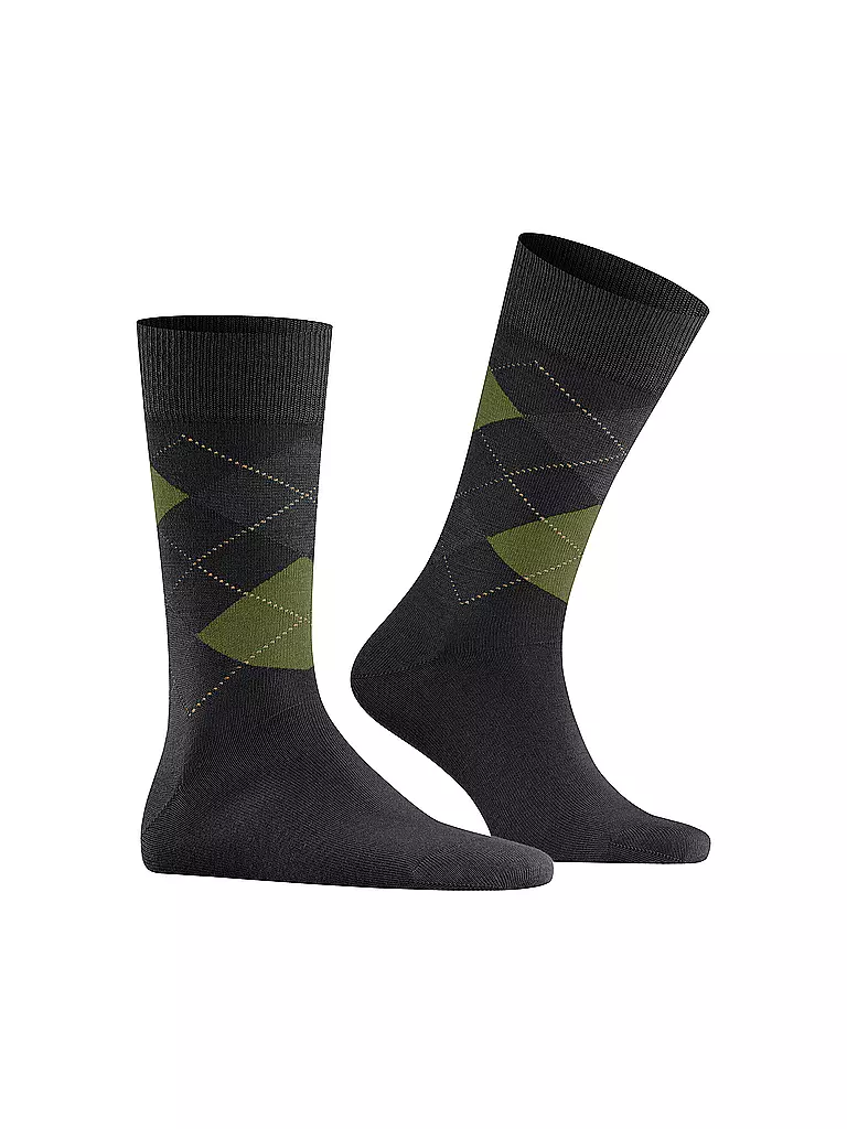 BURLINGTON | Herren Socken EDINBURGH 40-46 black | Negro