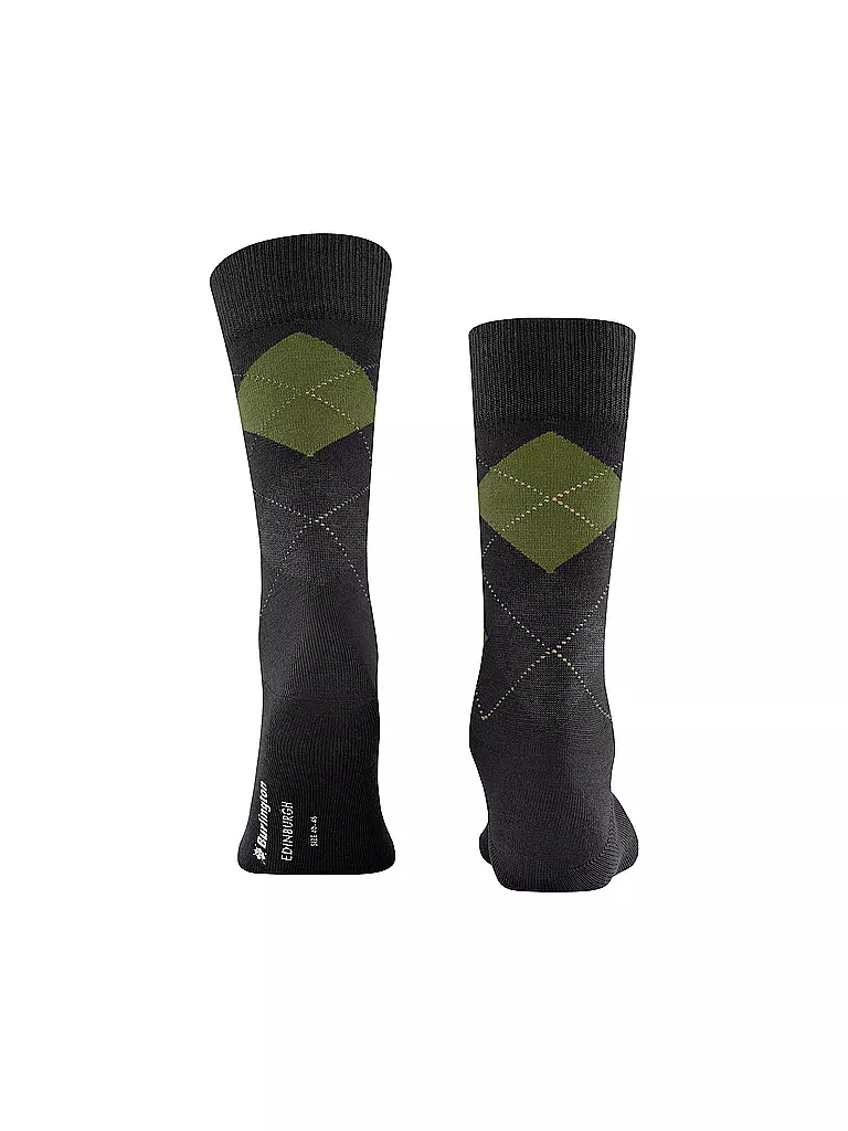 BURLINGTON | Herren Socken EDINBURGH 40-46 black | Negro