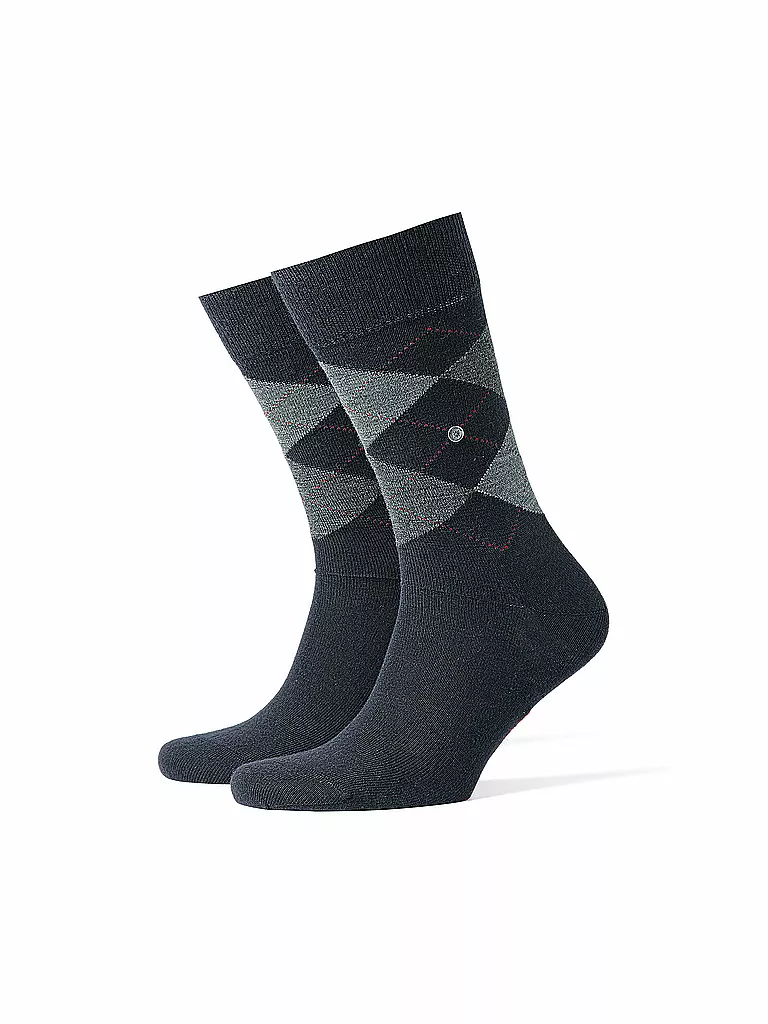 BURLINGTON | Herren Socken EDINBURGH 40-46 dark navy | Azul
