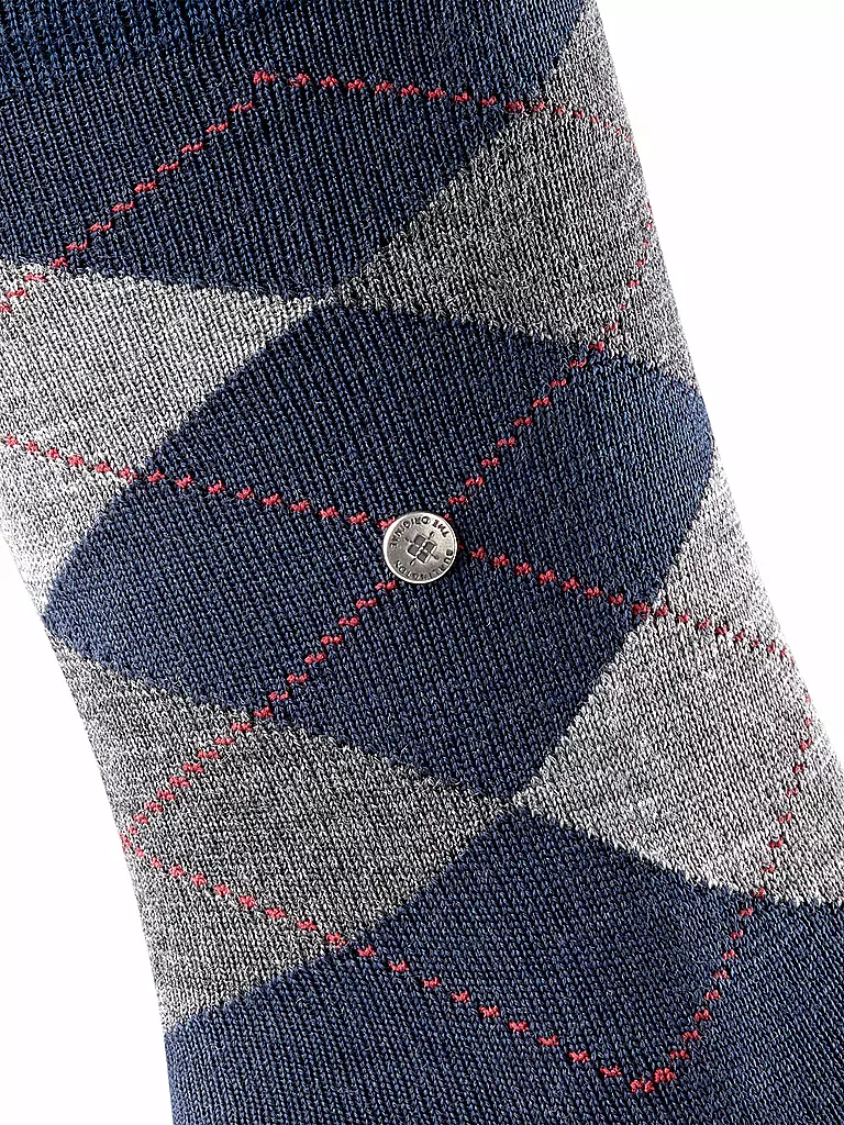 BURLINGTON | Herren Socken EDINBURGH 40-46 dark navy | Azul