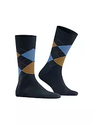 BURLINGTON | Calcetines de hombre EDINBURGH 40-46 salvia | Azul oscuro