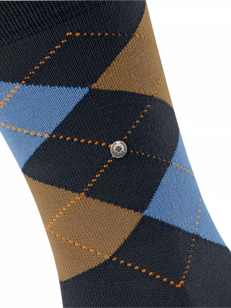 BURLINGTON | Herren Socken EDINBURGH 40-46 dark night | Azul oscuro