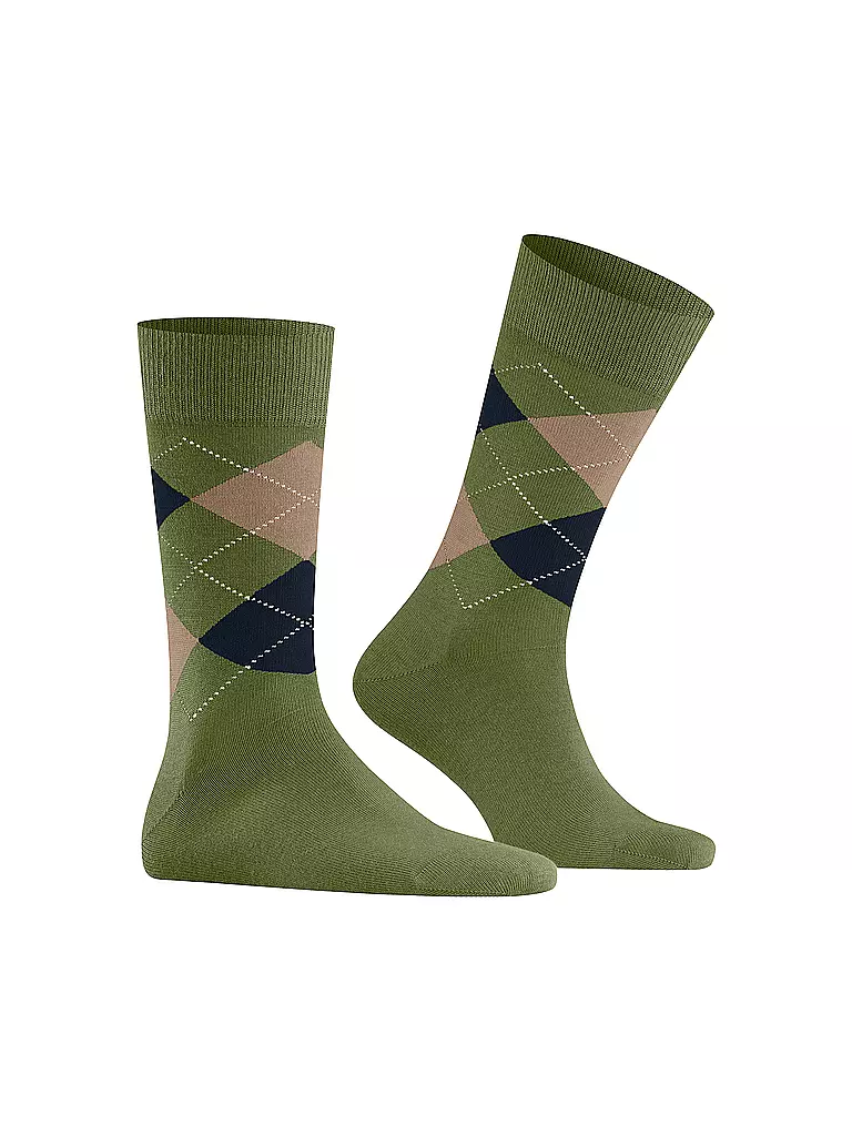 BURLINGTON | Herren Socken EDINBURGH cactus | Oliva