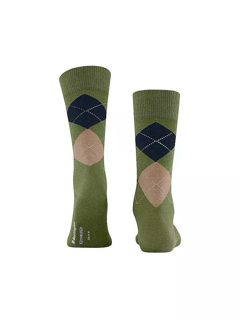 BURLINGTON | Herren Socken EDINBURGH cactus | Oliva