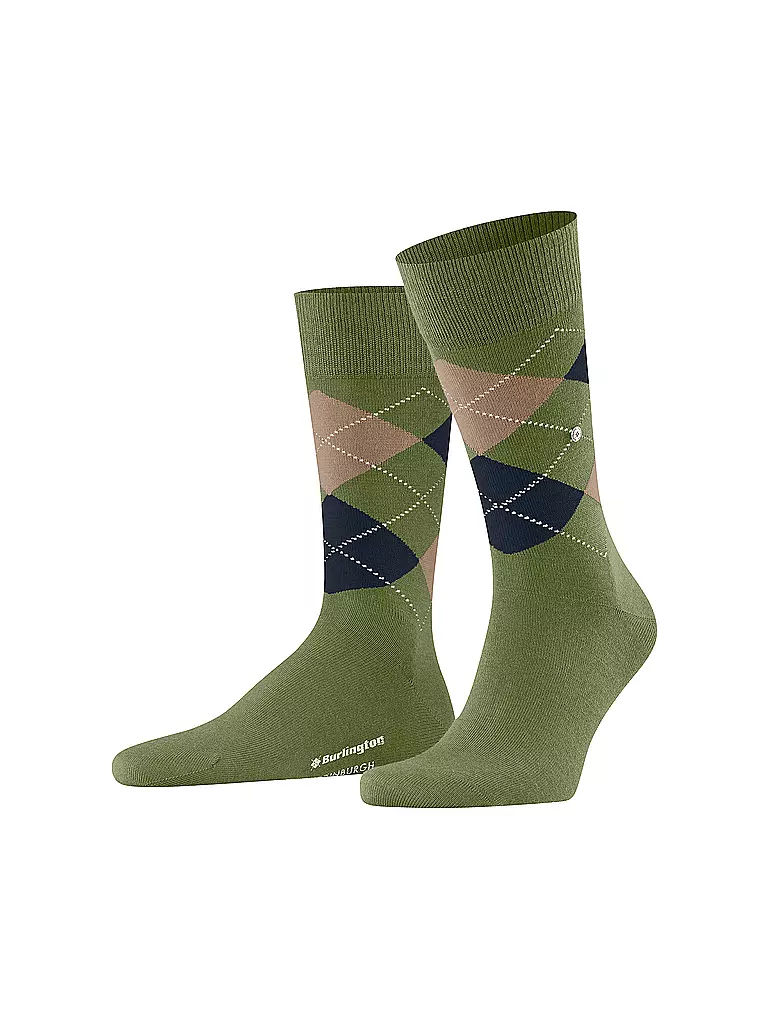 BURLINGTON | Herren Socken EDINBURGH cactus | Oliva