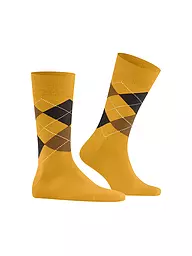 BURLINGTON | Calcetines de hombre EDINBURGH 40-46 salvia | Amarillo