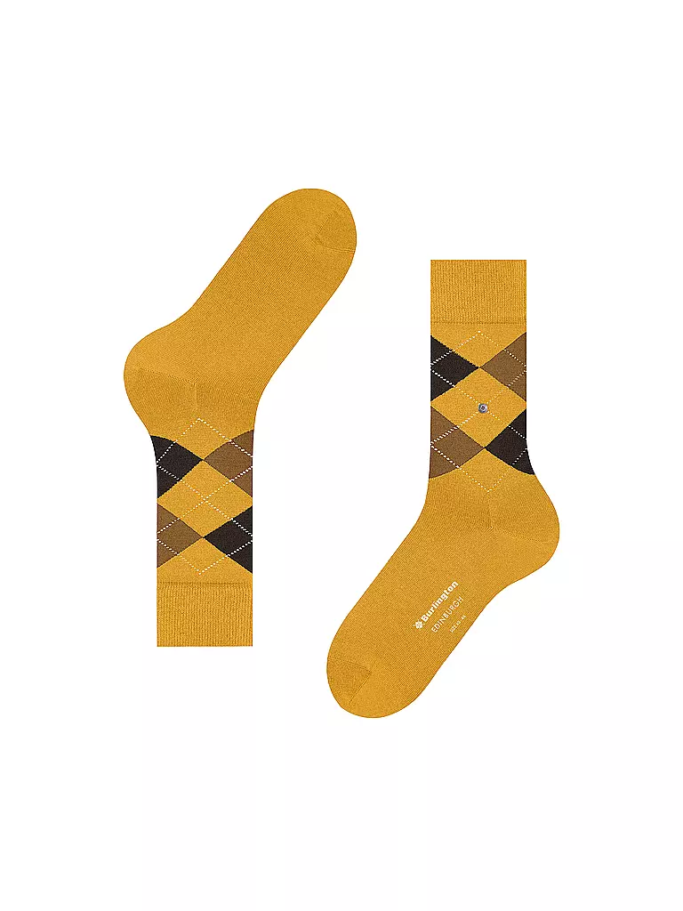 BURLINGTON | Herren Socken EDINBURGH solar | Amarillo