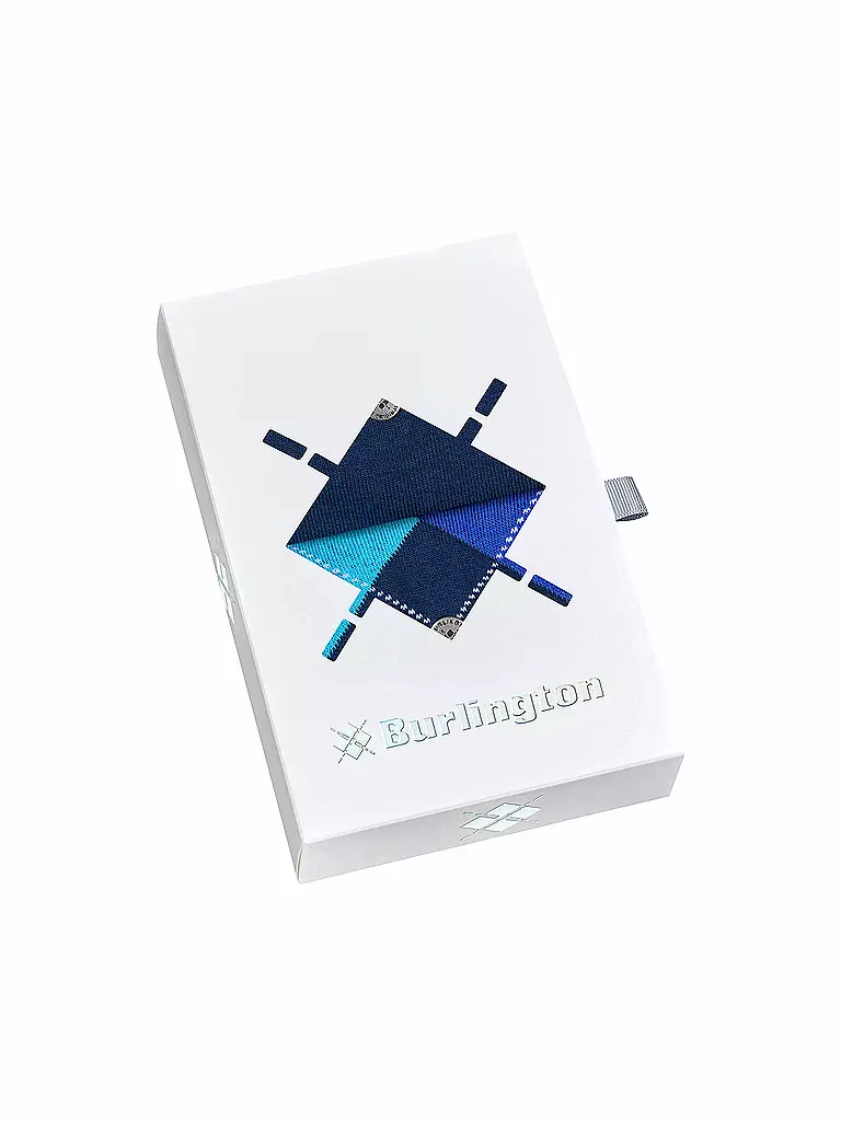 BURLINGTON | Herren Socken Geschenkebox 2er Pkg 40-46 | Azul oscuro