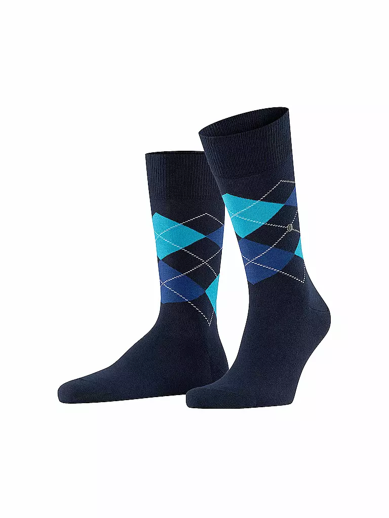 BURLINGTON | Herren Socken Geschenkebox 2er Pkg 40-46 | Azul oscuro