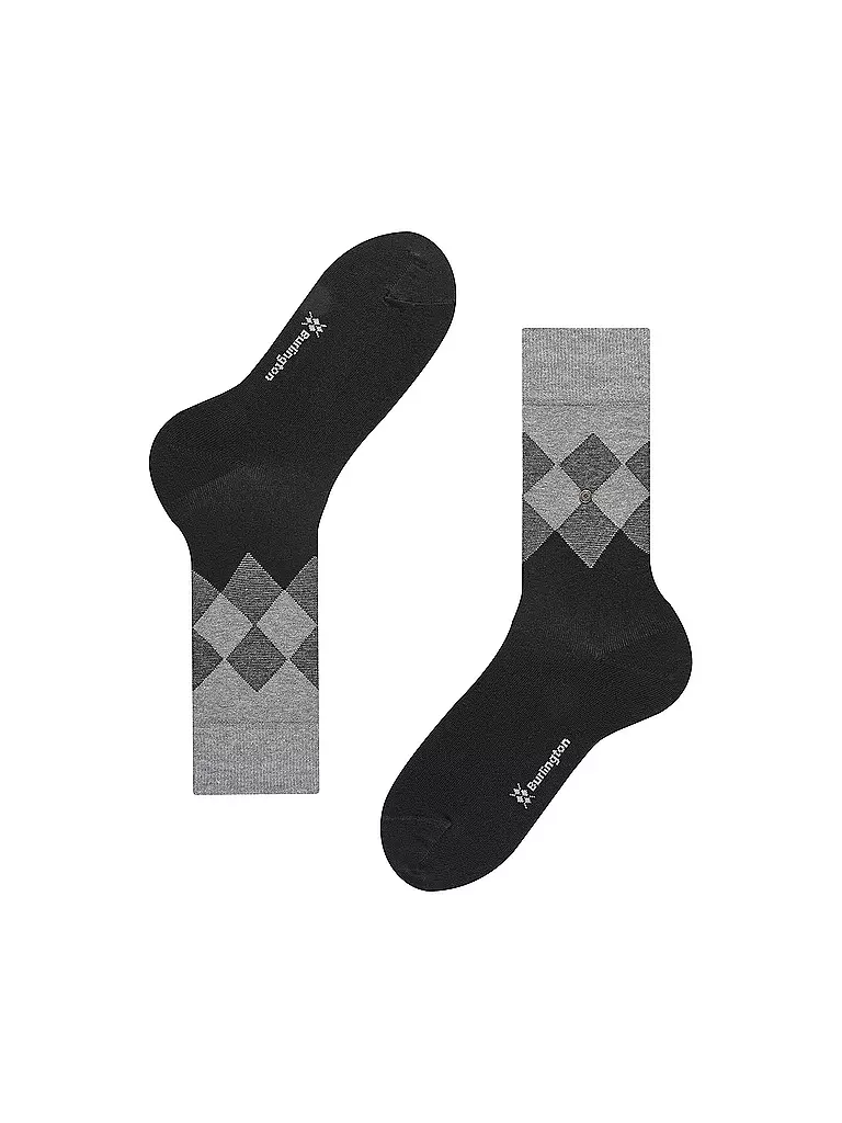 BURLINGTON | Herren Socken HAMPSTEAD 40-46 black | Negro