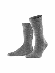 BURLINGTON | Herren Socken LEEDS 40-46 asphalt mel. | Gris
