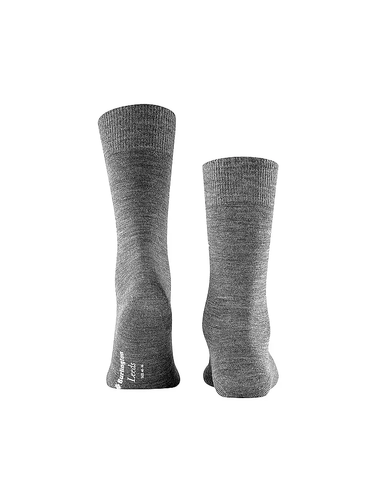 BURLINGTON | Herren Socken LEEDS 40-46 asphalt mel. | Gris