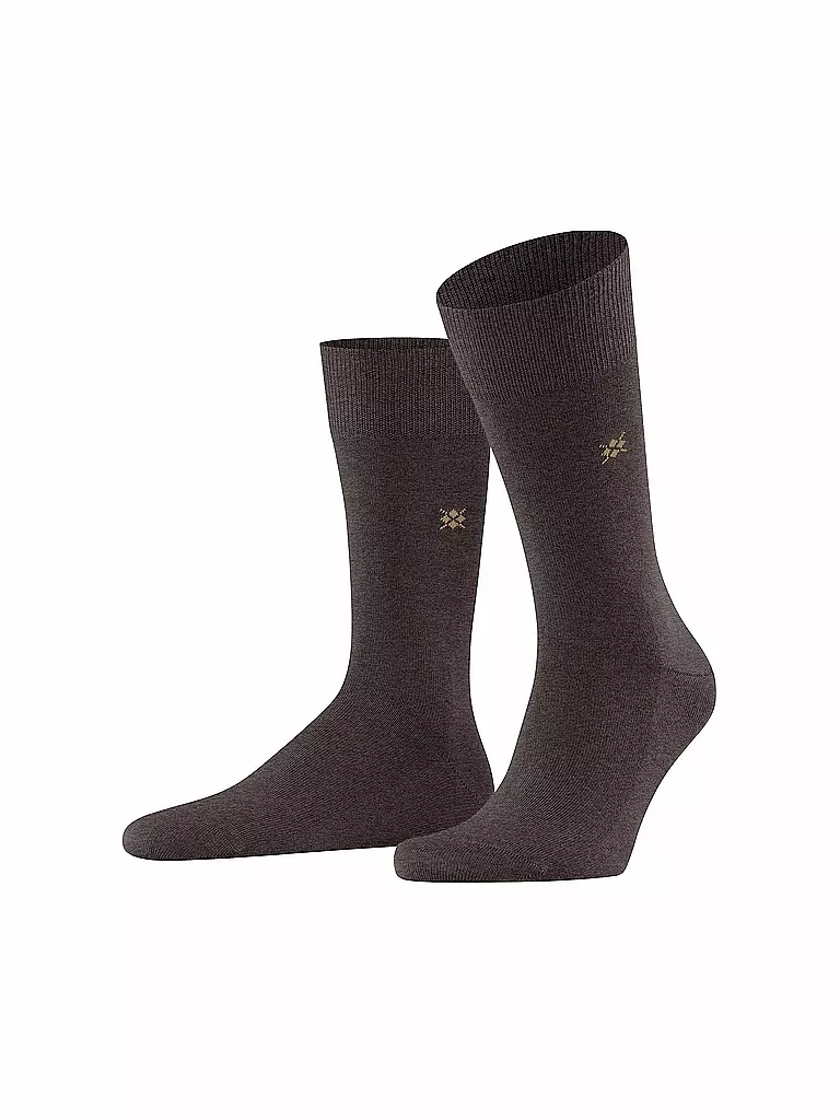 BURLINGTON | Herren Socken LEEDS 40-46 brown mel | Marrón
