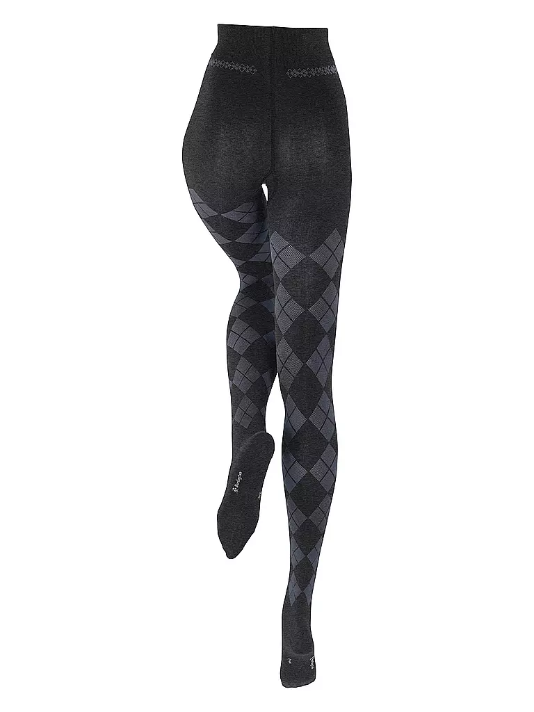 BURLINGTON | Medias de punto ELEGANT ESSENCE antracita mel. | 