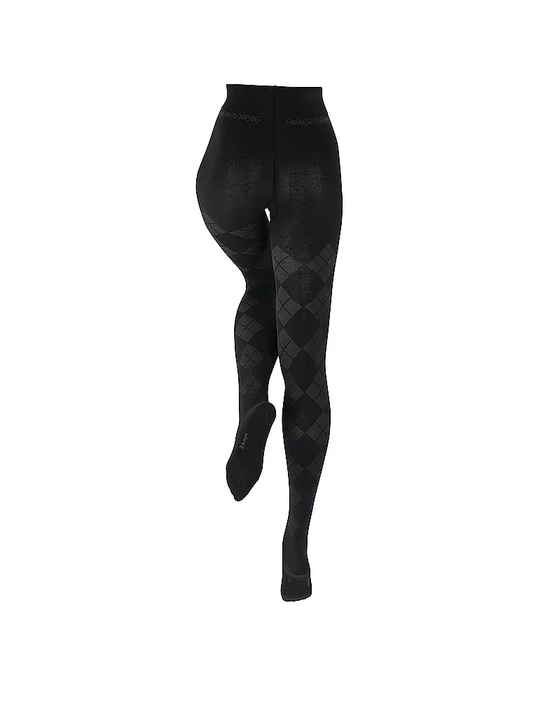 BURLINGTON | Medias de punto ELEGANT ESSENCE negras | 