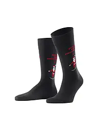 BURLINGTON | Nombre del producto: Calcetines de hombre SNOWBOARDING SANTA 40-46 negro | Negro