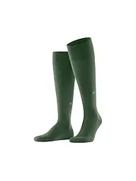 BURLINGTON | Nombre del producto: Calcetines hasta la rodilla LEEDS 40-46 asparagus para hombre | Verde oscuro