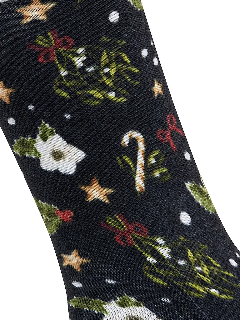 BURLINGTON | Socken FANCY CHRISTMAS 36-41 marine | Azul oscuro