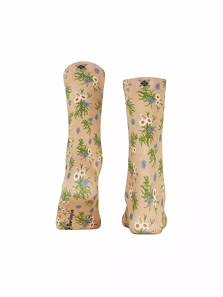 BURLINGTON | Socken FLORAL ROMANCE 36-41 sesame | Beige