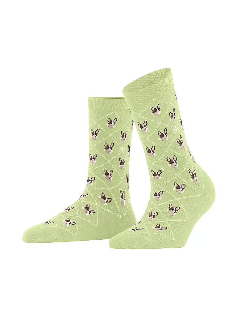 BURLINGTON | Socken Gr 36-41 lemon | Verde claro