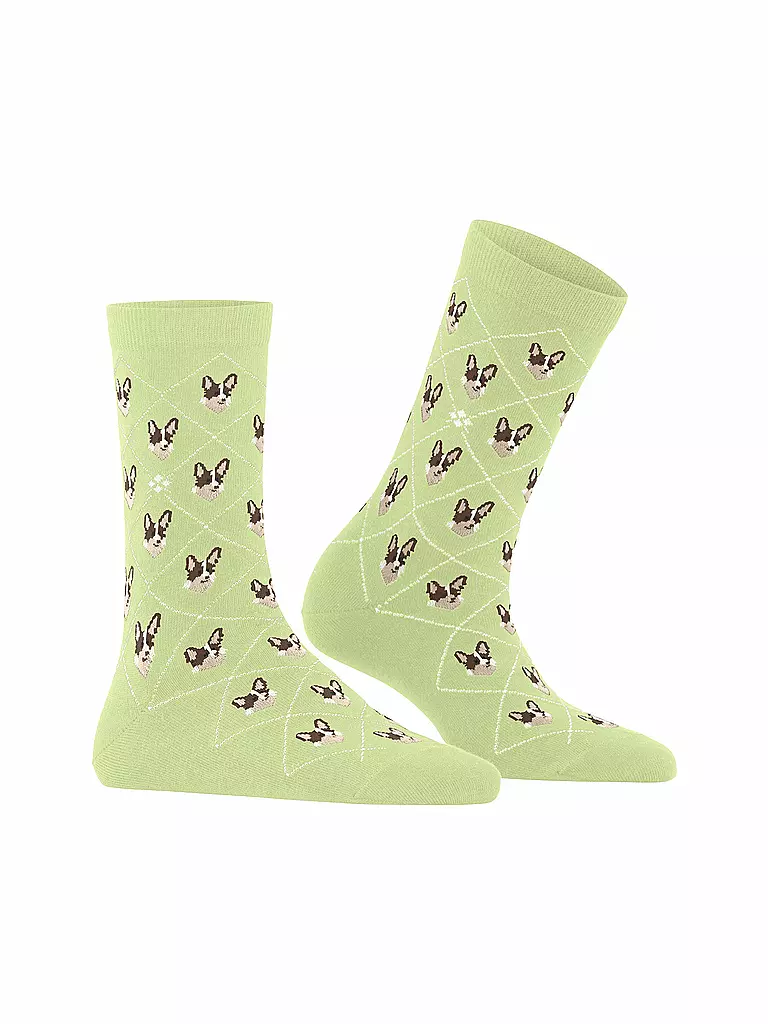BURLINGTON | Socken Gr 36-41 lemon | Verde claro