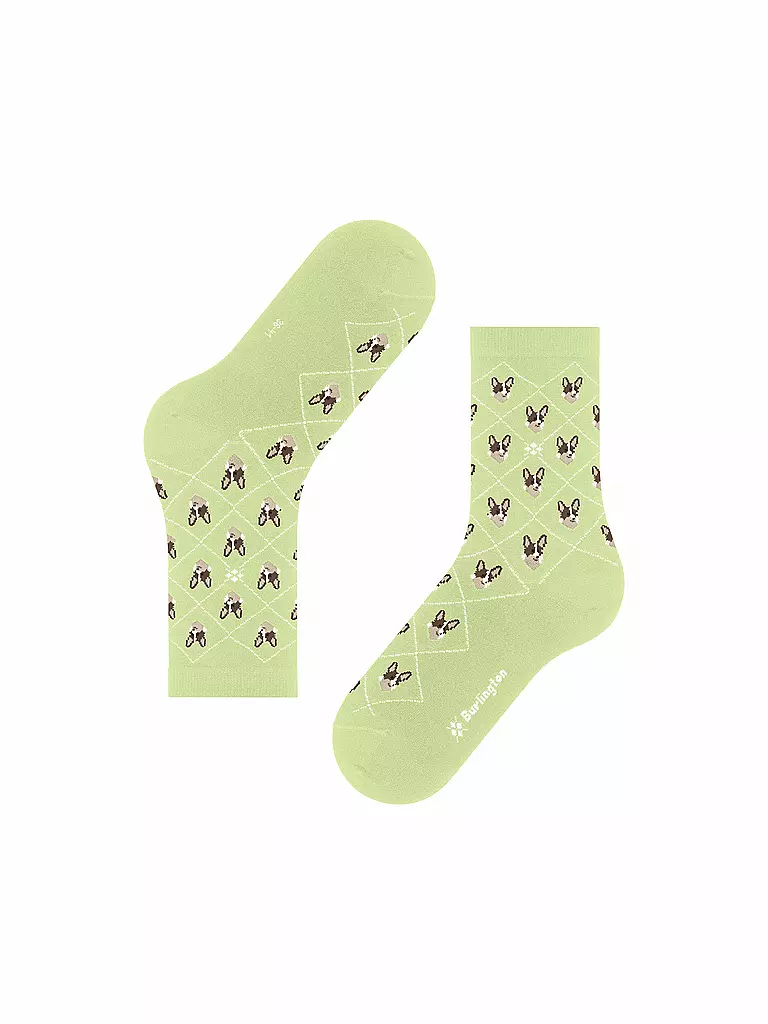 BURLINGTON | Socken Gr 36-41 lemon | Verde claro