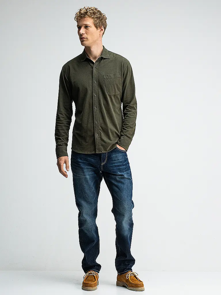 BUTCHER OF BLUE | Camisa Regular Fit AIDAN | Marrón