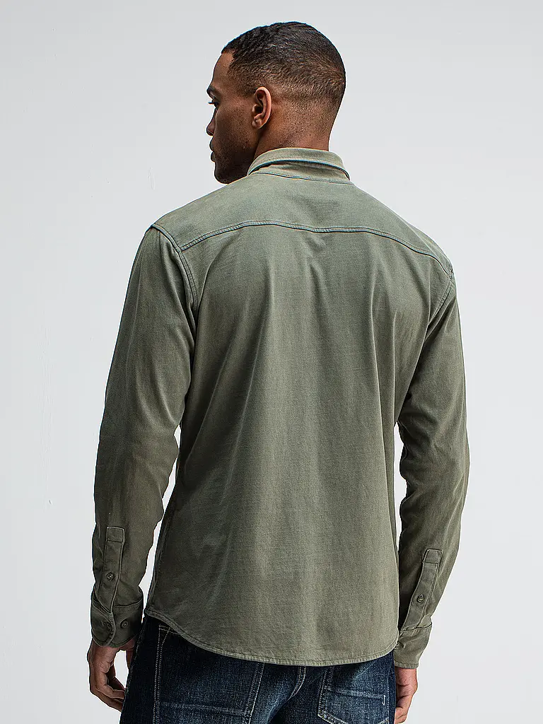 BUTCHER OF BLUE | Camisa Regular Fit AIDAN | Oliva