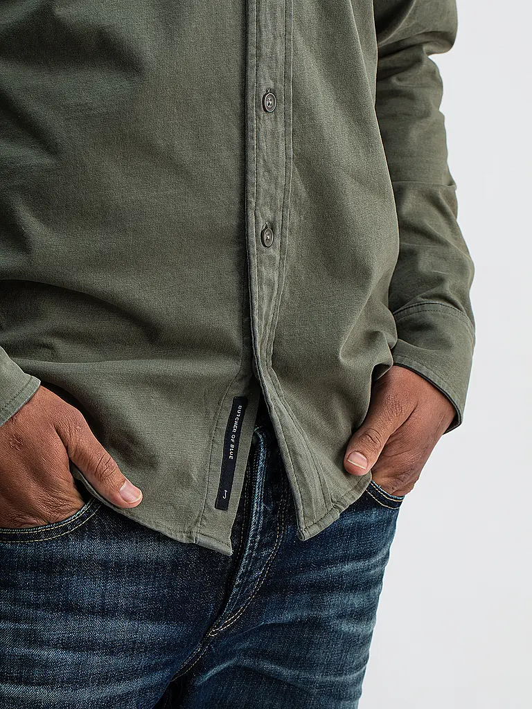 BUTCHER OF BLUE | Camisa Regular Fit AIDAN | Oliva