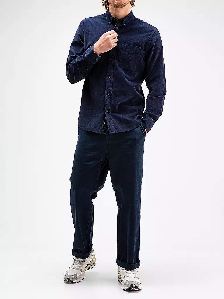 BUTCHER OF BLUE | Cordhemd ROBBY | Azul