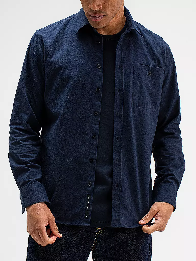 BUTCHER OF BLUE | Flanellhemd DIEPPE | Azul
