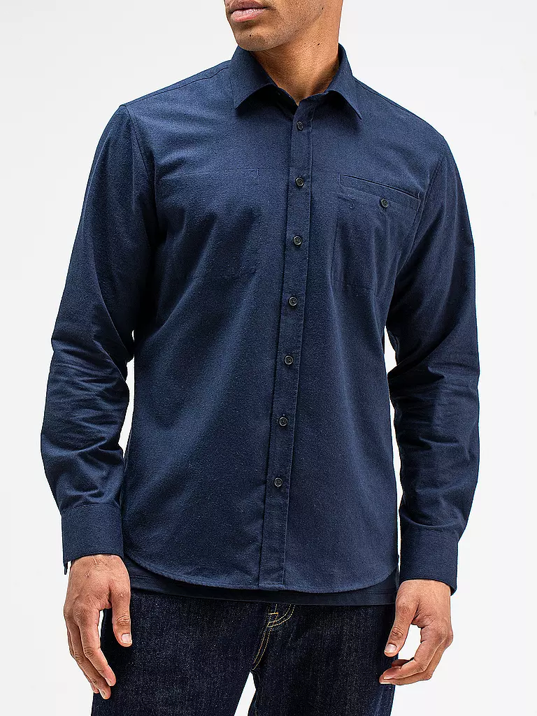 BUTCHER OF BLUE | Flanellhemd DIEPPE | Azul