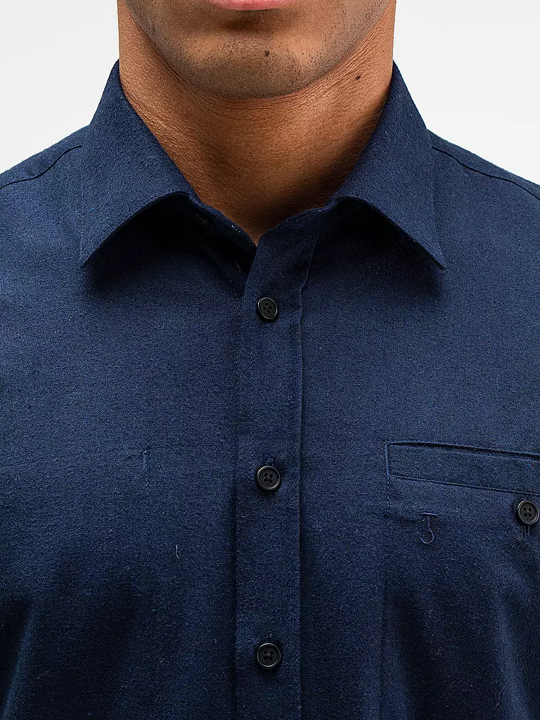 BUTCHER OF BLUE | Flanellhemd DIEPPE | Azul