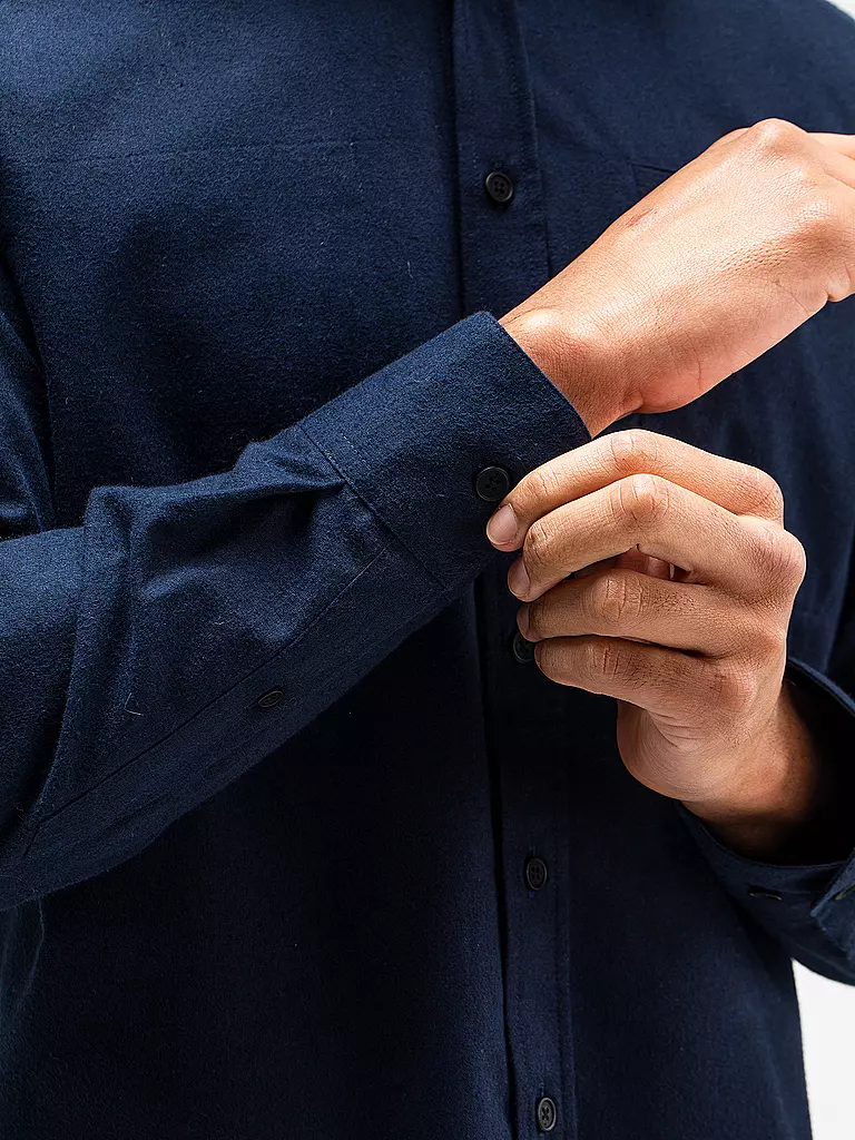 BUTCHER OF BLUE | Flanellhemd DIEPPE | Azul