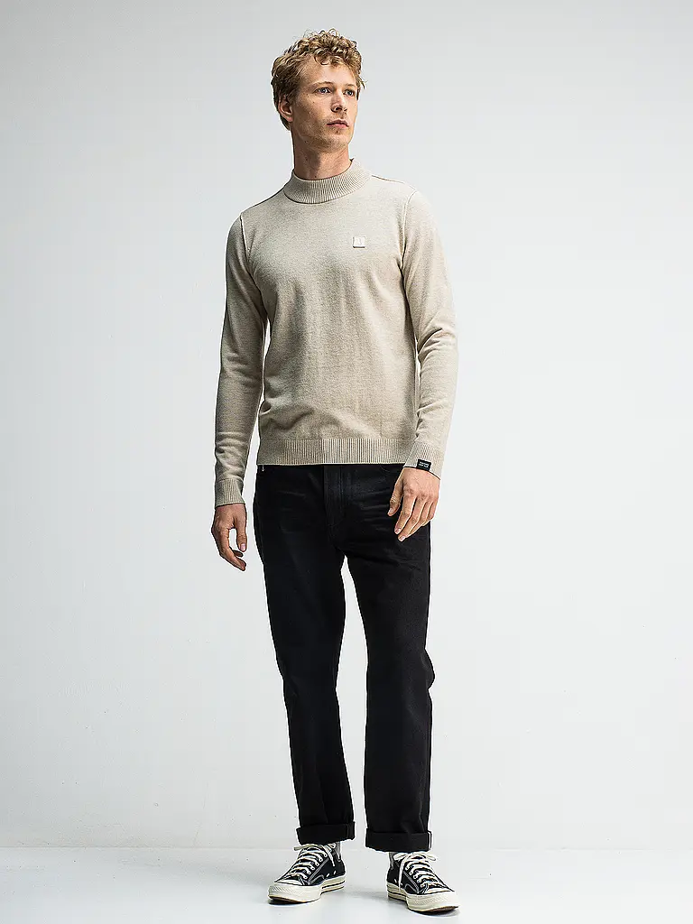 BUTCHER OF BLUE | Jersey CLIFDEN MOCK | Crema