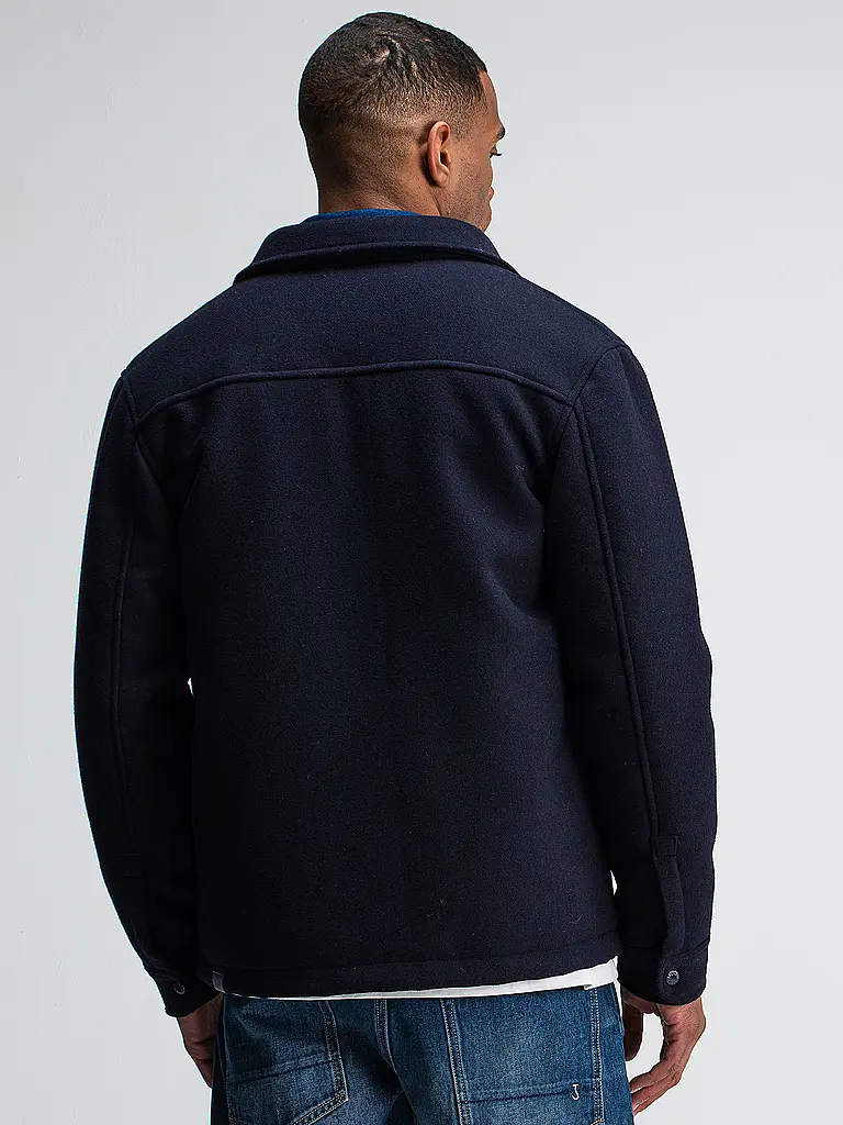 BUTCHER OF BLUE | Overshirt NORBU | Azul oscuro