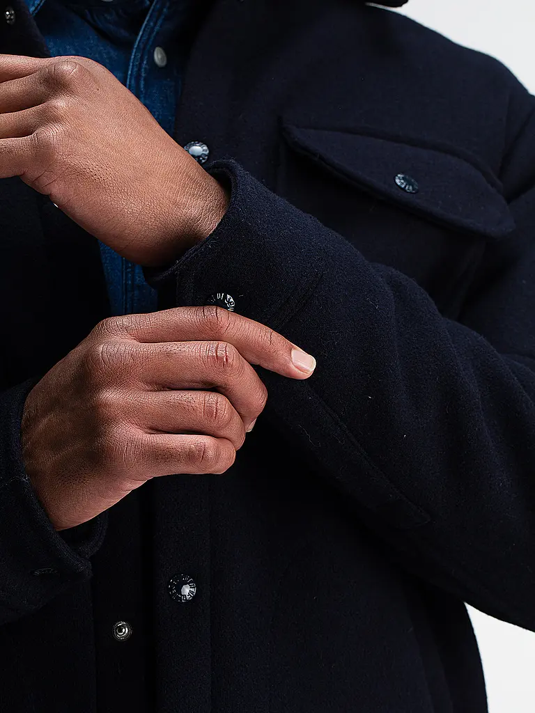 BUTCHER OF BLUE | Overshirt NORBU | Azul oscuro