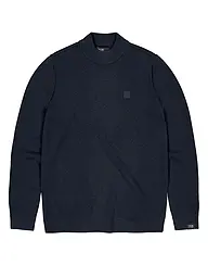 BUTCHER OF BLUE | Pullover CLIFDEN MOCK | Azul oscuro