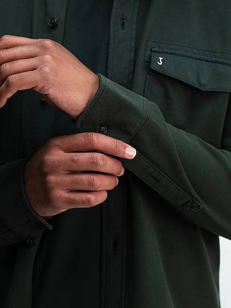 BUTCHER OF BLUE | Sobrecamisa FINN | Verde oscuro