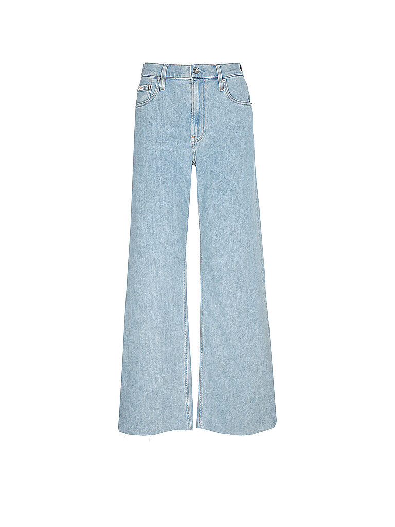 Jeans de pierna ancha azul 27/L30