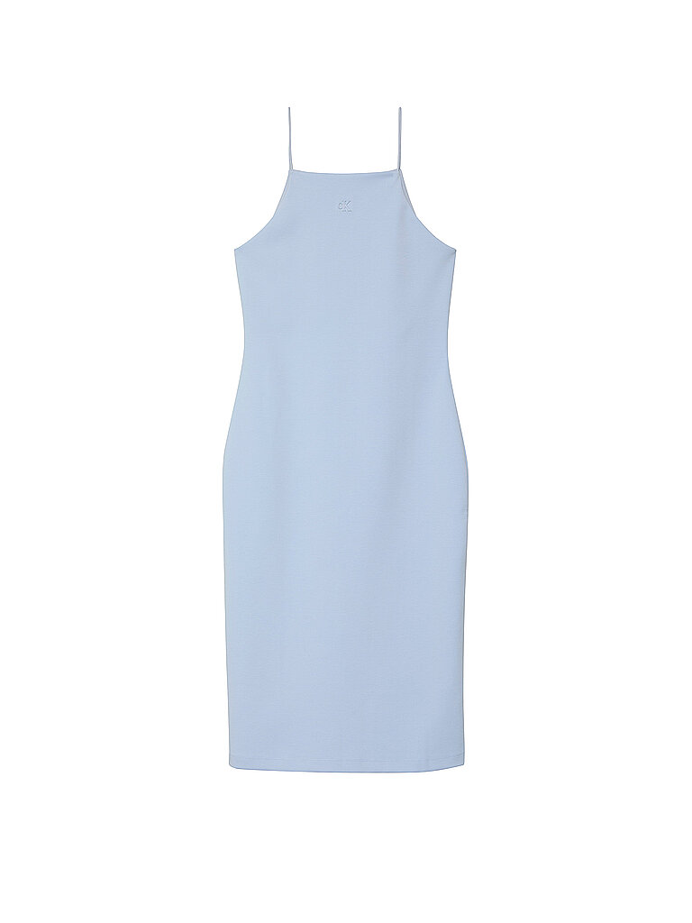 Midikleid azul claro S